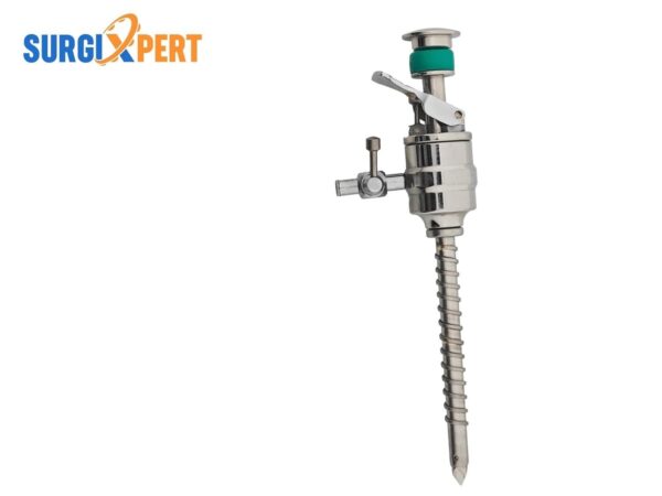 SurgiXpert Endoscopy Spiral 5mm Trocar Stainless Steel Precision Laparoscopic Instrument - Image 3