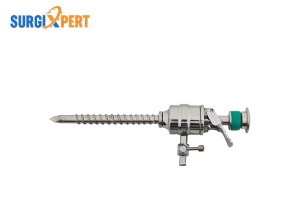 SurgiXpert Endoscopy Spiral 5mm Trocar Stainless Steel Precision Laparoscopic Instrument - Image 4