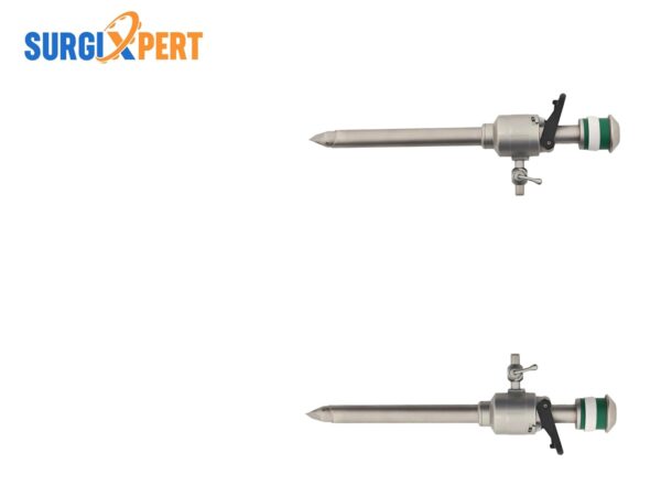 SurgiXpert 10 mm Laparoscopic Trocar | German Steel | Reusable Surgical Instrument for Endoscopy - Image 4
