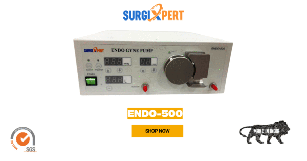SurgiXpert Hystoscopy Irrigation Pump ENDO 500 – Reliable Fluid Control for Surgical Use